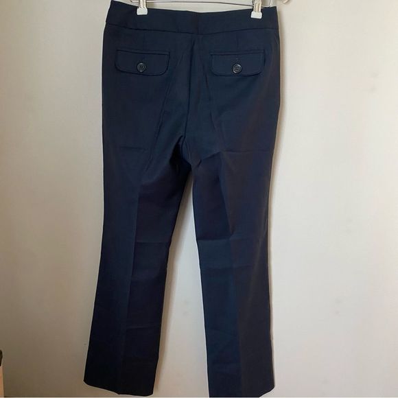 Banana Republic Pants Martin Fit Navy Blue Business Casual Neutral Wool - Picture 4 of 9